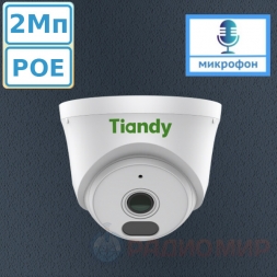 IP камера 2Мп с микрофоном TC-320N Tiandy POE